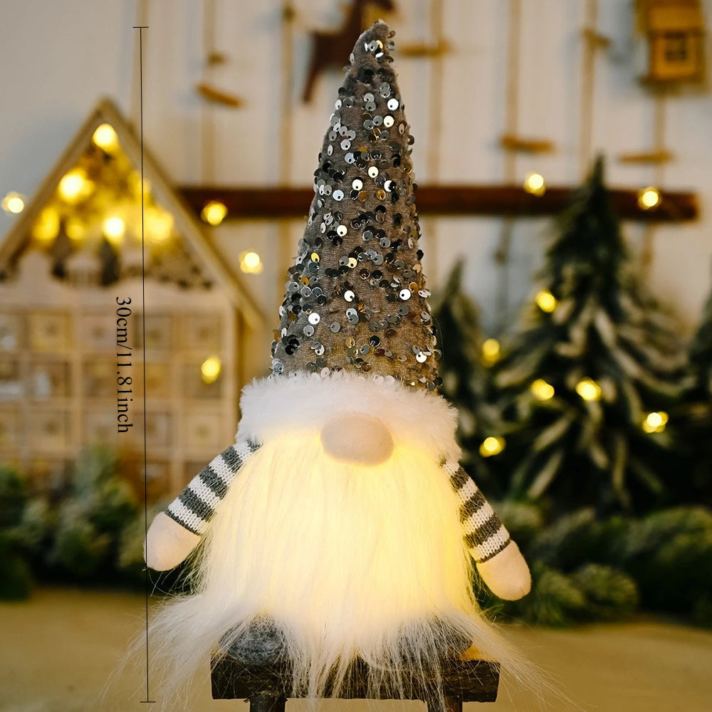 LED Christmas Gnome Decoration – Nordic Style Holiday Ornament