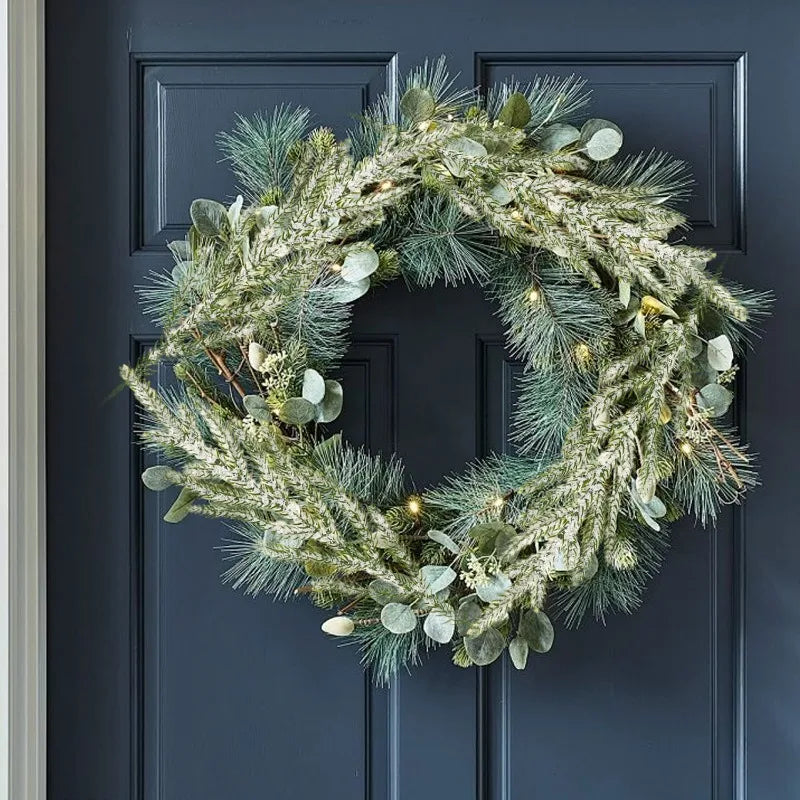 Artificial Snow Pine Branches – 1/5/10/20 PCS Christmas Greenery for Tree & DIY Decor 🌲❄️✨