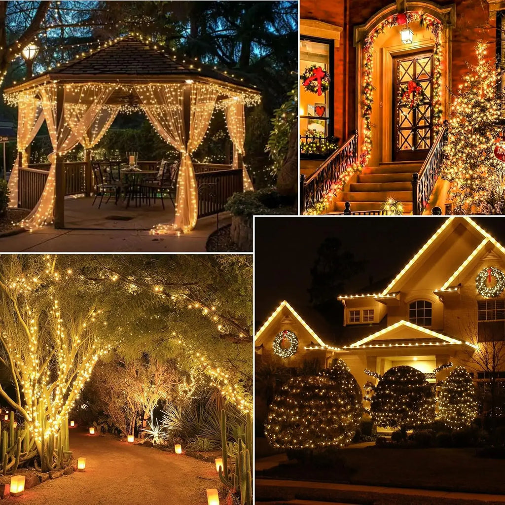 Solar Christmas Fairy Lights – Outdoor Waterproof LED String