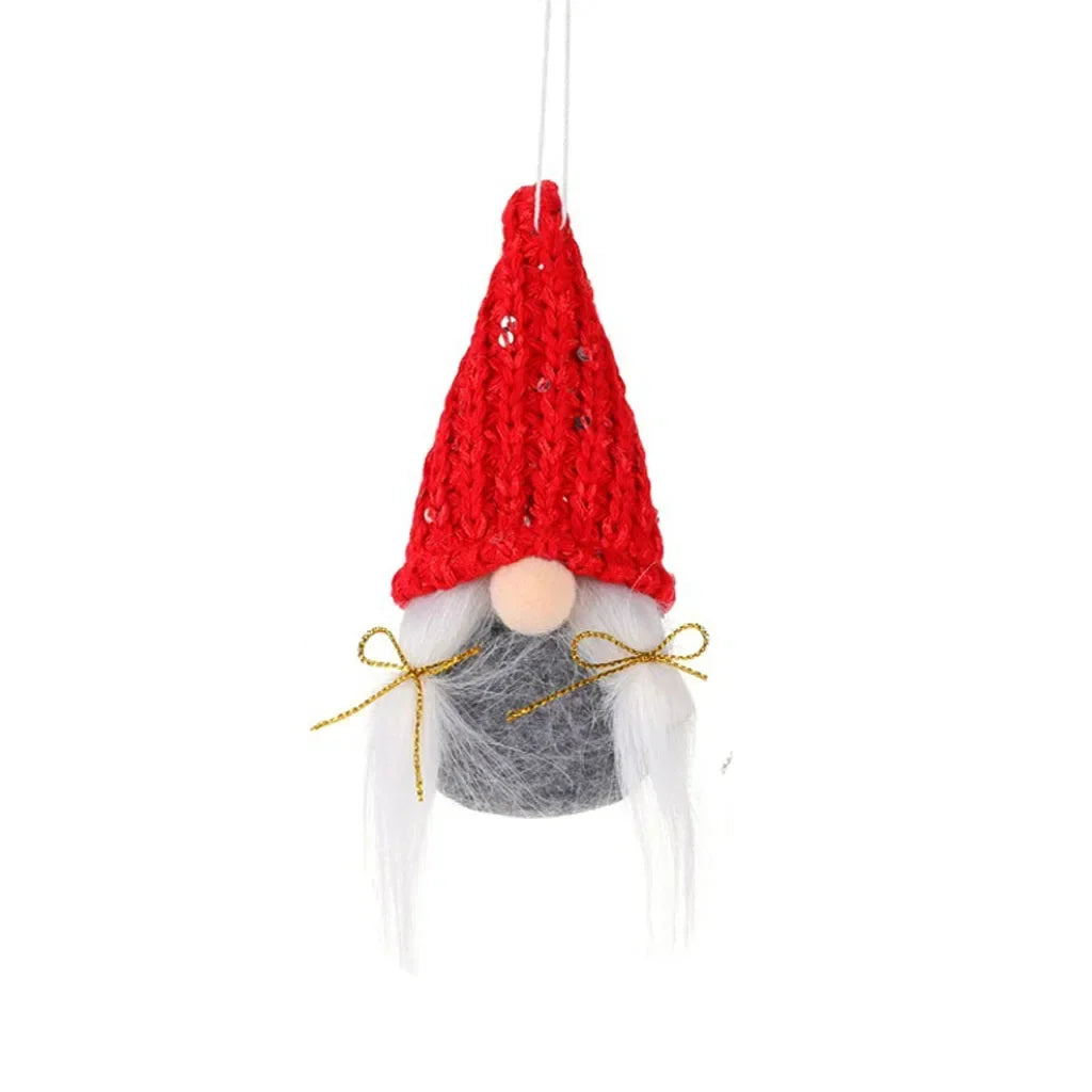 Christmas Plush Angel Ornaments – With Antlers, Heart, or Scarf