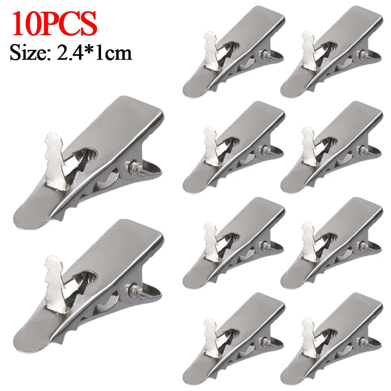 Christmas Glitter Poinsettia Clip – Red & Gold Sparkling Flower Ornament ✨🌺🎄