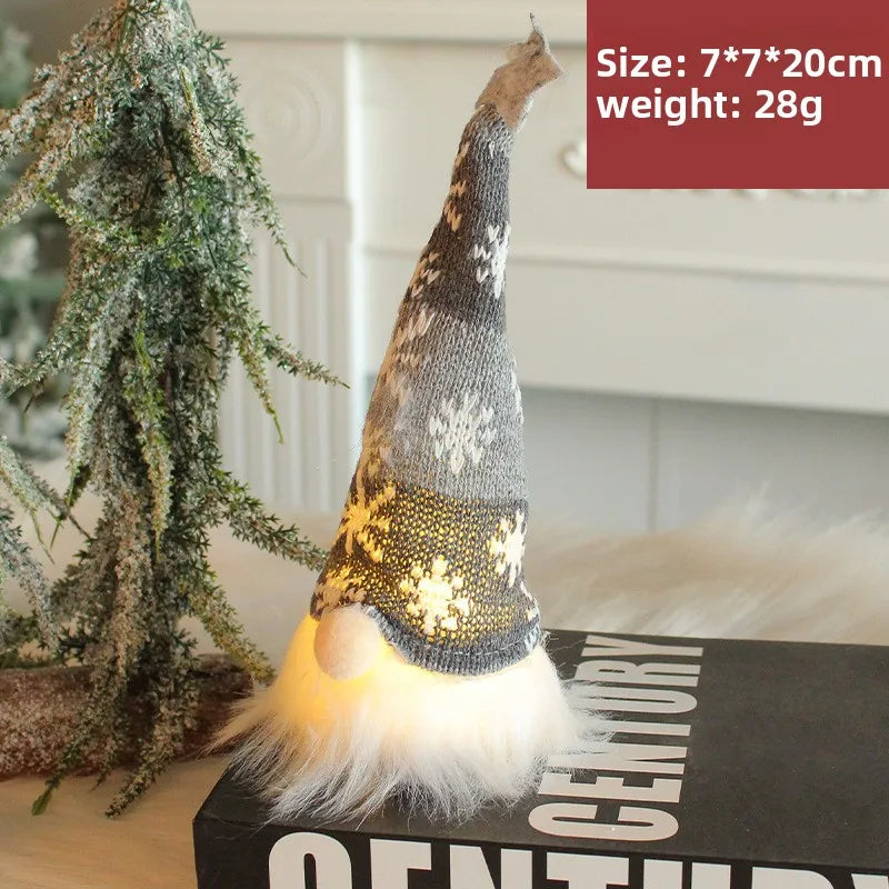 LED Christmas Gnome Decoration – Nordic Style Holiday Ornament