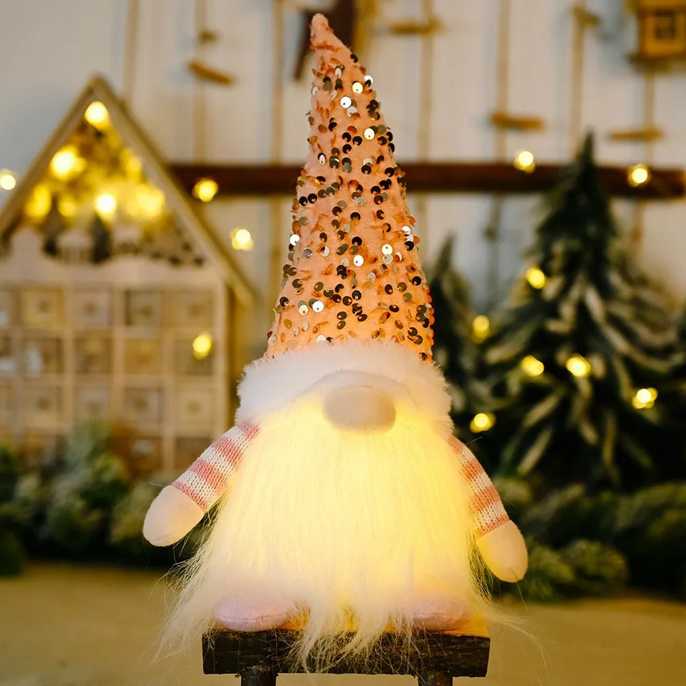 LED Christmas Gnome Decoration – Nordic Style Holiday Ornament
