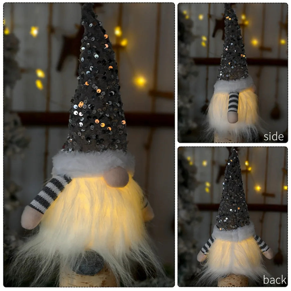 LED Christmas Gnome Decoration – Nordic Style Holiday Ornament